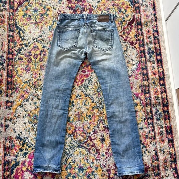 DIESEL y2k light wash distressed streetwear off duty skater jeans - Picture 1 of 4